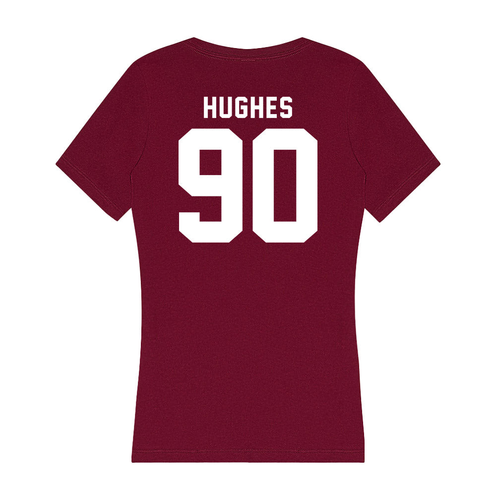 WSU - NCAA Football : Michael Hughes - Women's V-Neck T-Shirt-1