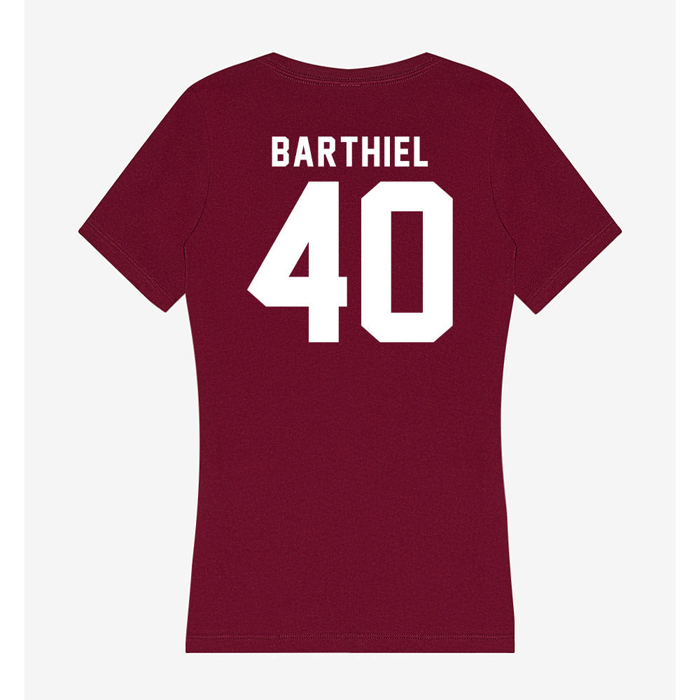 WSU - NCAA Football : Gavin Barthiel - Women's V-Neck T-Shirt-1