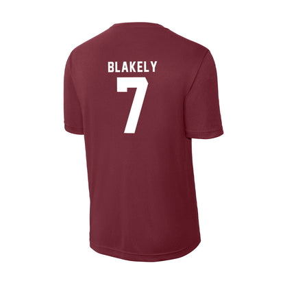 WSU - NCAA Men's Basketball : Dieume Blakely - Activewear T-Shirt-1