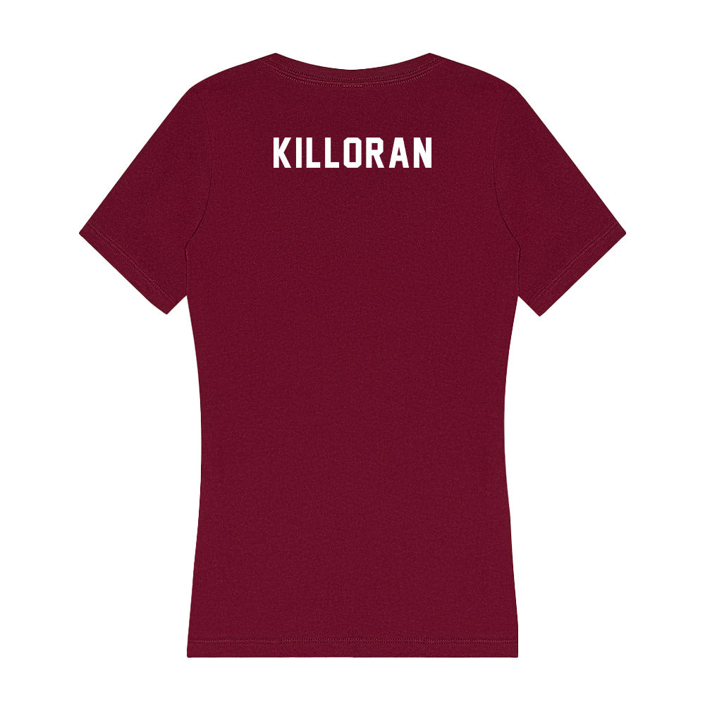 WSU - NCAA Women's Swimming & Diving : Lorelai Killoran - Women's V-Neck T-Shirt-1