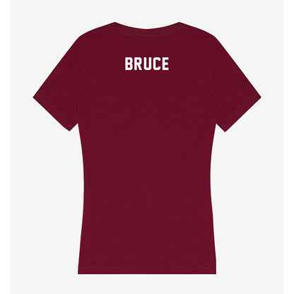 WSU - NCAA Men's Track & Field : Evan Bruce - Women's V-Neck T-Shirt-1