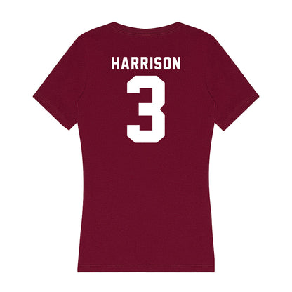 WSU - NCAA Men's Golf : Garrett Harrison - Women's V-Neck T-Shirt-1