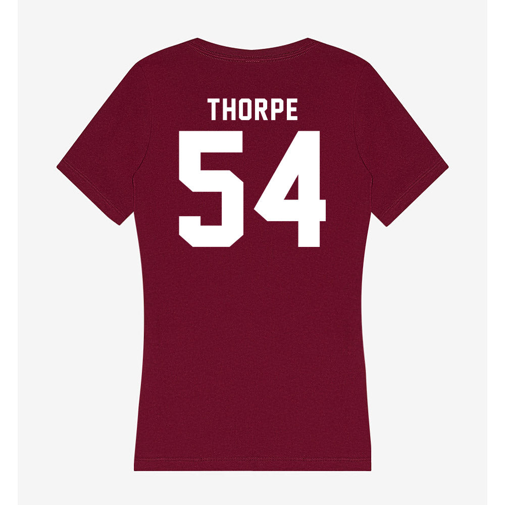 WSU - NCAA Football : Xavier Thorpe - Women's V-Neck T-Shirt-1