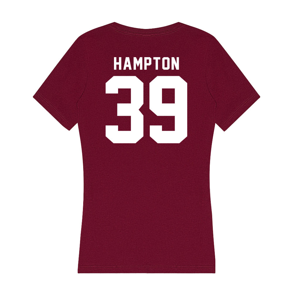 WSU - NCAA Baseball : Bryce Hampton - Women's V-Neck T-Shirt-1