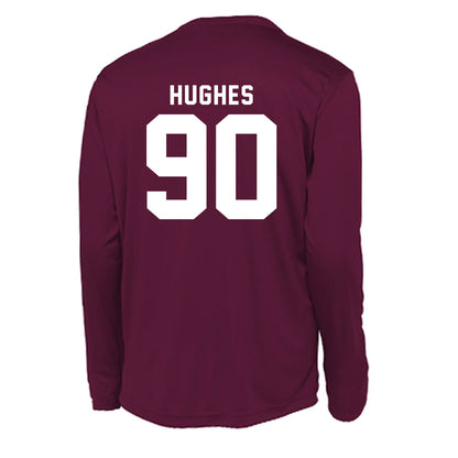 WSU - NCAA Football : Michael Hughes - Performance Long Sleeve T-Shirt