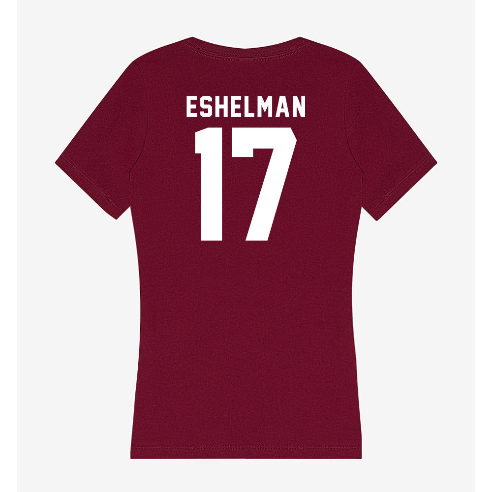 WSU - NCAA Football : Owen Eshelman - Women's V-Neck T-Shirt-1
