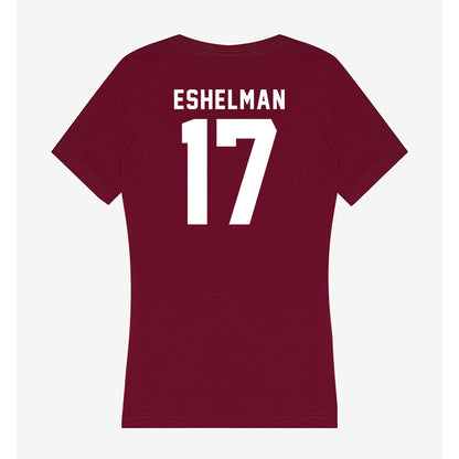 WSU - NCAA Football : Owen Eshelman - Women's V-Neck T-Shirt-1