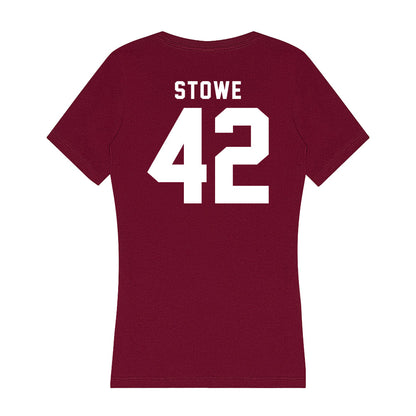 WSU - NCAA Baseball : Trevor Stowe - Women's V-Neck T-Shirt-1