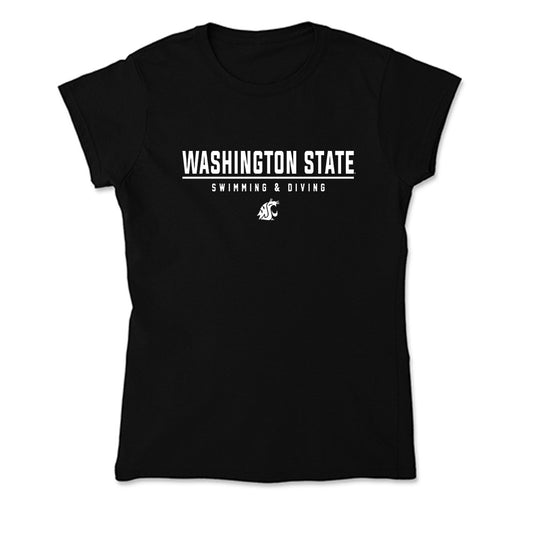 WSU - NCAA Women's Swimming & Diving : Angela Di Palo - Soft Style Women’s T-Shirt-0