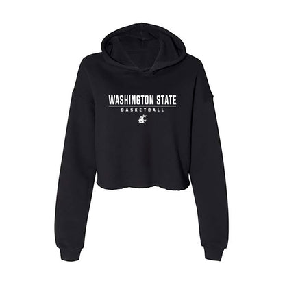 WSU - NCAA Women's Basketball : Kenzie Chatfield - Women's Crop Fleece Hoodie-0