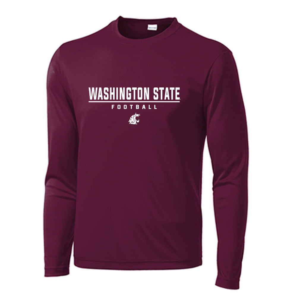 WSU - NCAA Football : Dycurian Douglas - Performance Long Sleeve T-Shirt