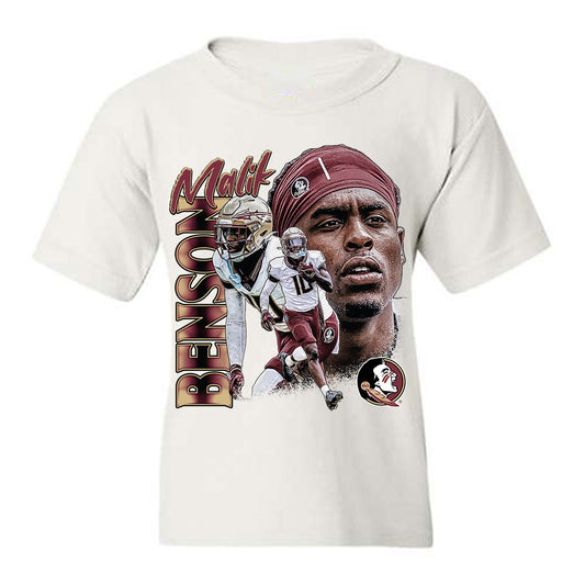 FSU - NCAA Football : Malik Benson - Player Collage Youth T-Shirt