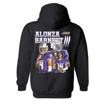 JMU - NCAA Football : Alonza Barnett III - Player Collage Hooded Sweatshirt