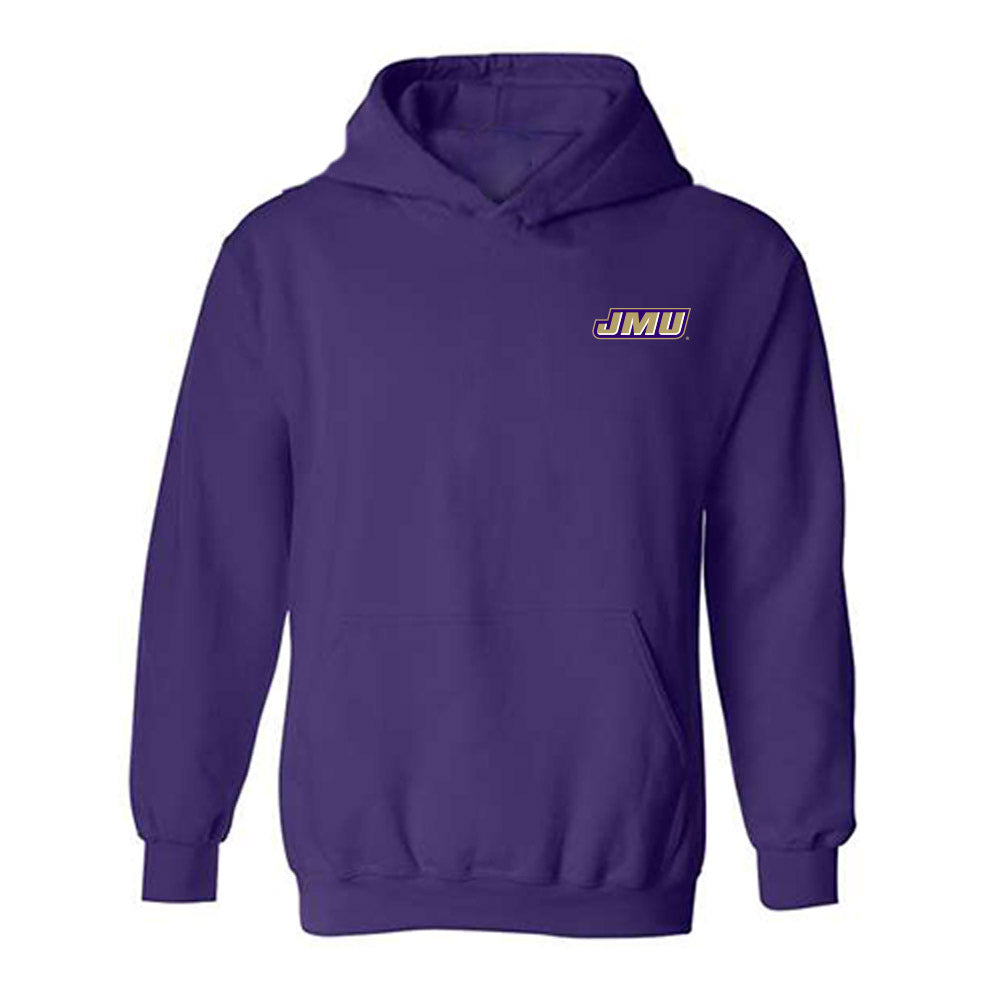 JMU - NCAA Football : Jacob Dobbs - Player Collage Hooded Sweatshirt