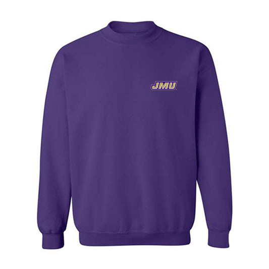 JMU - NCAA Football : Jacob Dobbs - Player Collage Crewneck Sweatshirt