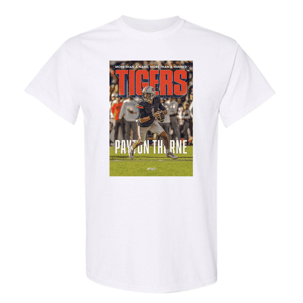 Auburn - NCAA Football : Payton Thorne - SLAM Player Illustration T-Shirt-0