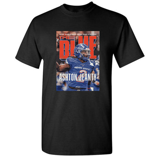 Boise State - NCAA Football : Ashton Jeanty - SLAM Player Illustration T-Shirt-0