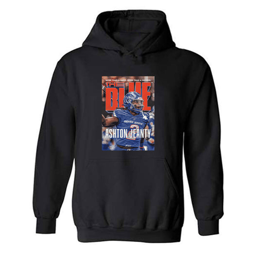 Boise State - NCAA Football : Ashton Jeanty - SLAM Player Illustration Hooded Sweatshirt-0