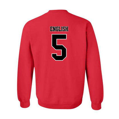 WSSU - NCAA Men's Basketball : Ethan English - Crewneck Sweatshirt-1
