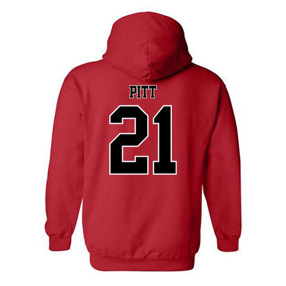 WSSU - NCAA Women's Volleyball : Jewel Pitt - Hooded Sweatshirt-1
