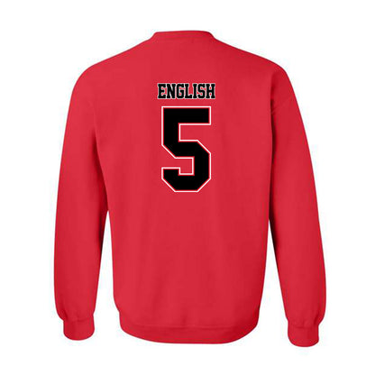 WSSU - NCAA Men's Basketball : Ethan English - Crewneck Sweatshirt-1