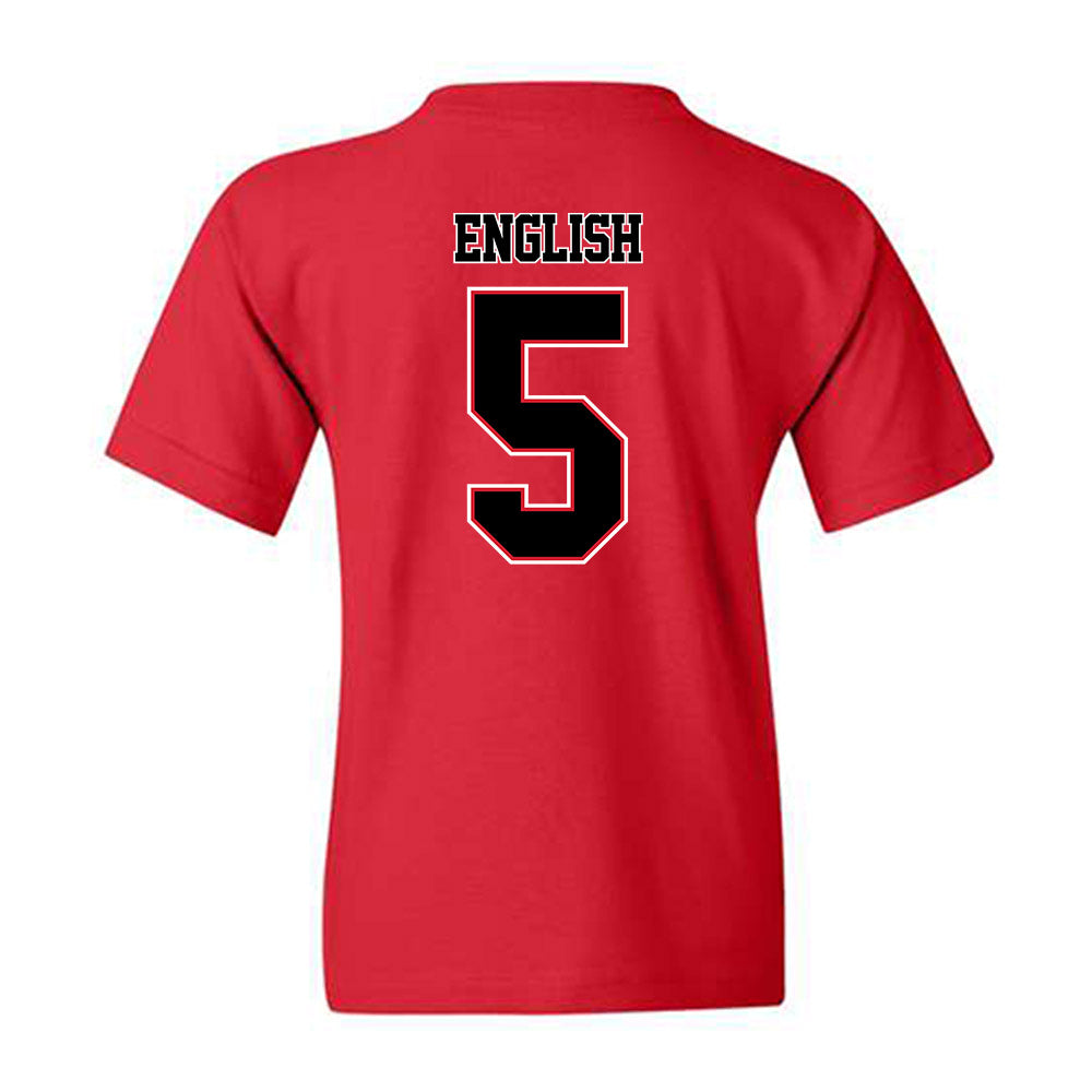 WSSU - NCAA Men's Basketball : Ethan English - Youth T-Shirt-1