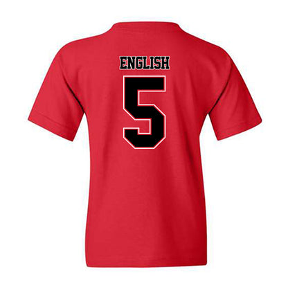 WSSU - NCAA Men's Basketball : Ethan English - Youth T-Shirt-1