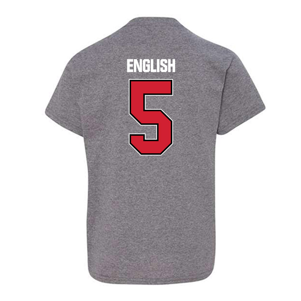 WSSU - NCAA Men's Basketball : Ethan English - Youth T-Shirt-1