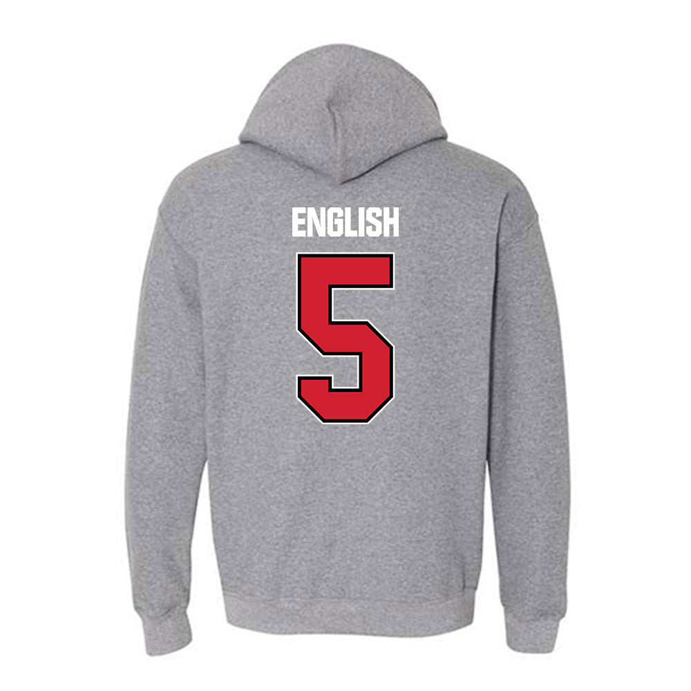 WSSU - NCAA Men's Basketball : Ethan English - Hooded Sweatshirt-1