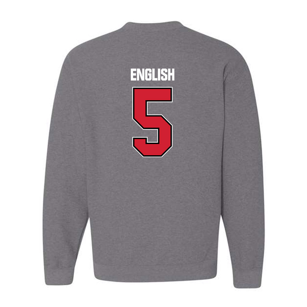 WSSU - NCAA Men's Basketball : Ethan English - Crewneck Sweatshirt-1