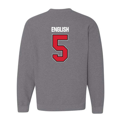 WSSU - NCAA Men's Basketball : Ethan English - Crewneck Sweatshirt-1