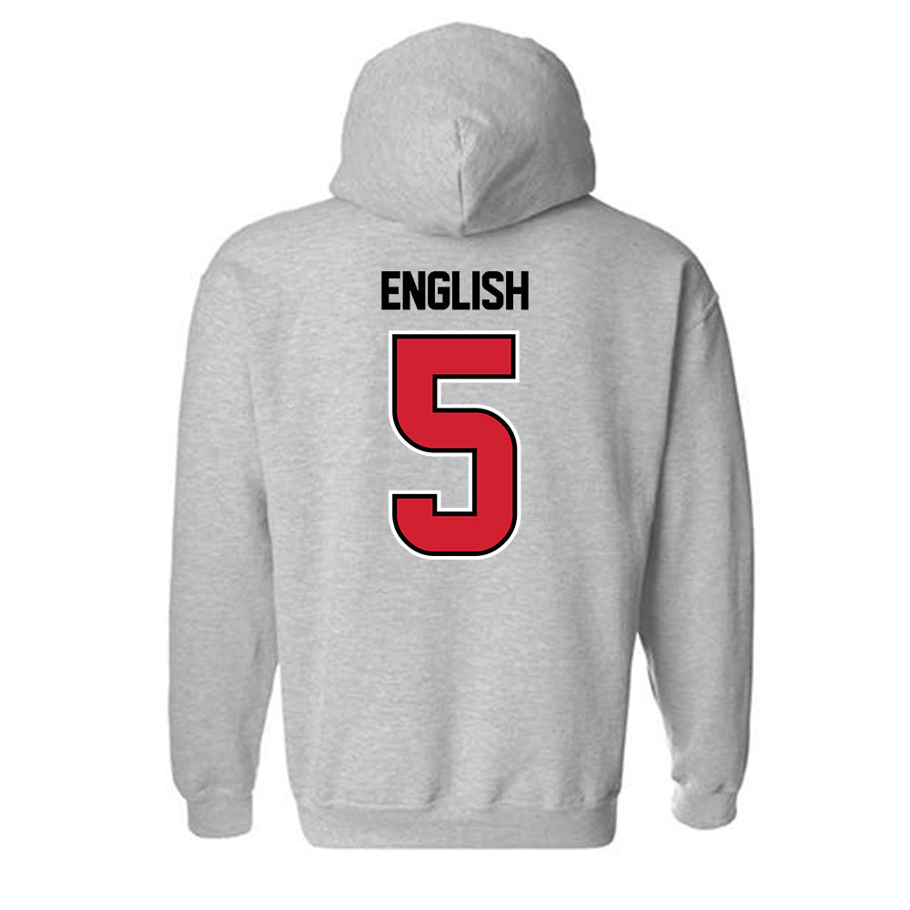 WSSU - NCAA Men's Basketball : Ethan English - Hooded Sweatshirt-1