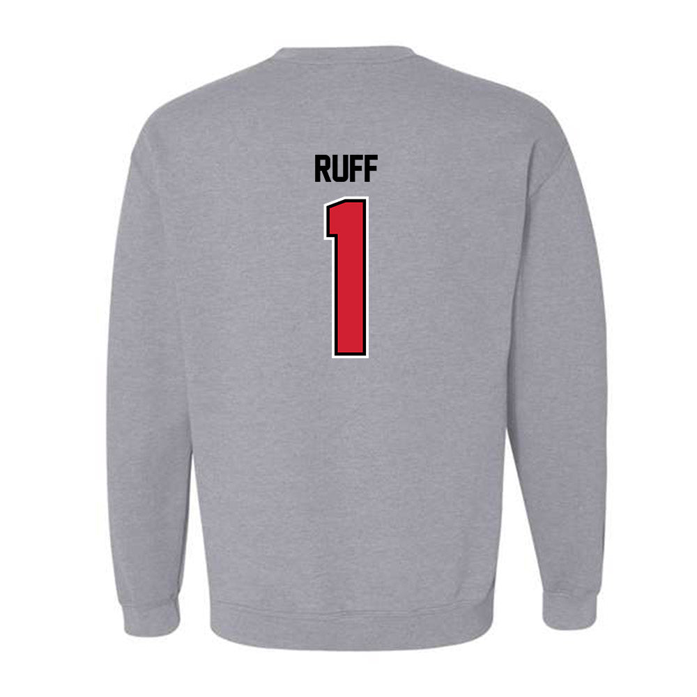 WSSU - NCAA Football : Timothy Ruff - Crewneck Sweatshirt-1