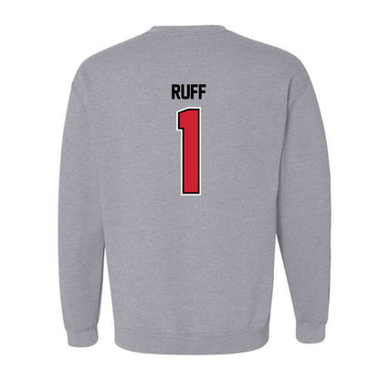 WSSU - NCAA Football : Timothy Ruff - Crewneck Sweatshirt-1