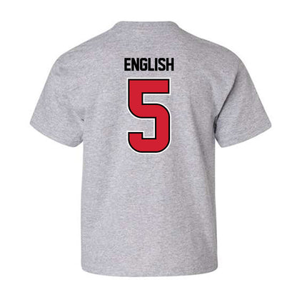 WSSU - NCAA Men's Basketball : Ethan English - Youth T-Shirt-1