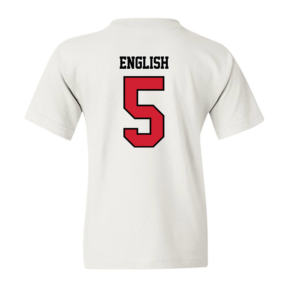 WSSU - NCAA Men's Basketball : Ethan English - Youth T-Shirt-1