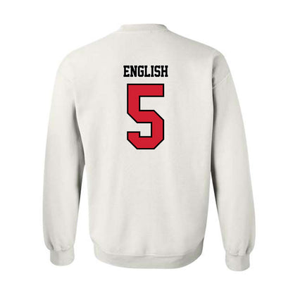 WSSU - NCAA Men's Basketball : Ethan English - Crewneck Sweatshirt-1