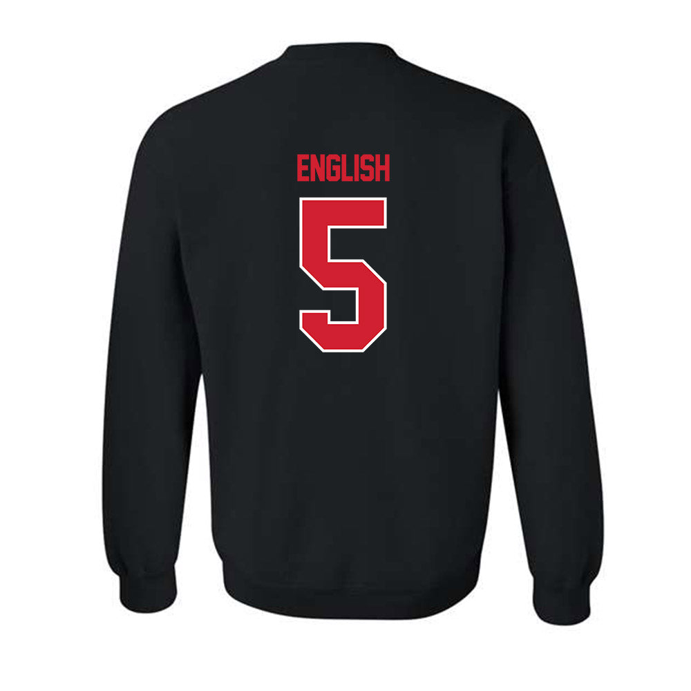 WSSU - NCAA Men's Basketball : Ethan English - Crewneck Sweatshirt-1