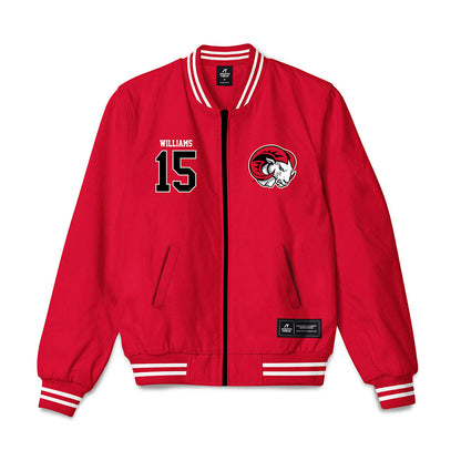 WSSU - NCAA Football : Nehemiah Williams - Bomber Jacket-0