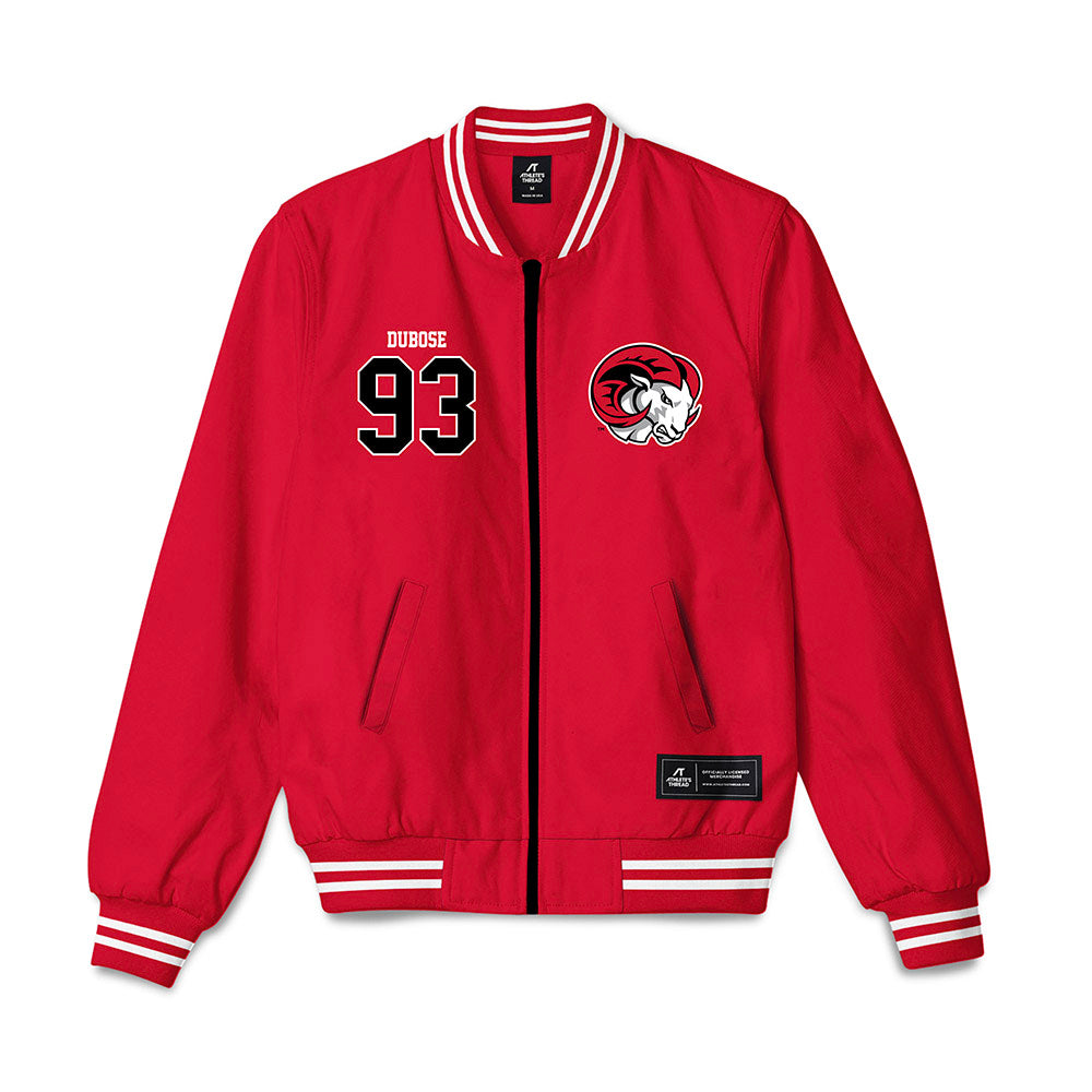 WSSU - NCAA Football : Demija DuBose - Bomber Jacket-0