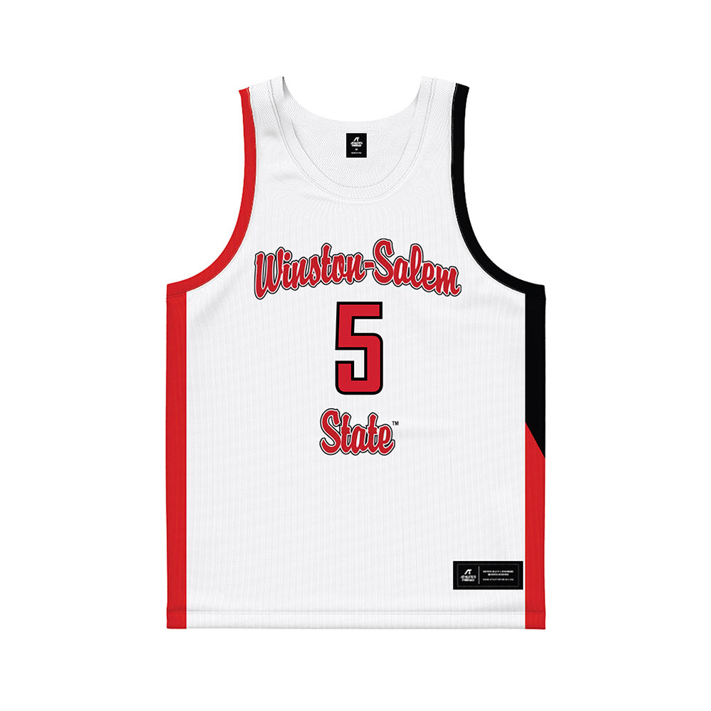 WSSU - NCAA Men's Basketball : Ethan English - Basketball Jersey-0