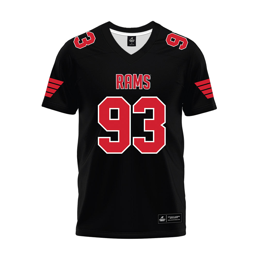 WSSU - NCAA Football : Demija DuBose - Premium Football Jersey-0