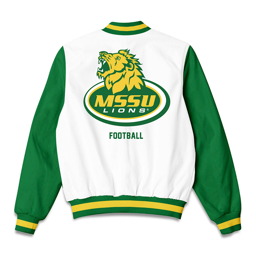 MSSU - NCAA Football : Noah Spencer - Bomber Jacket-1