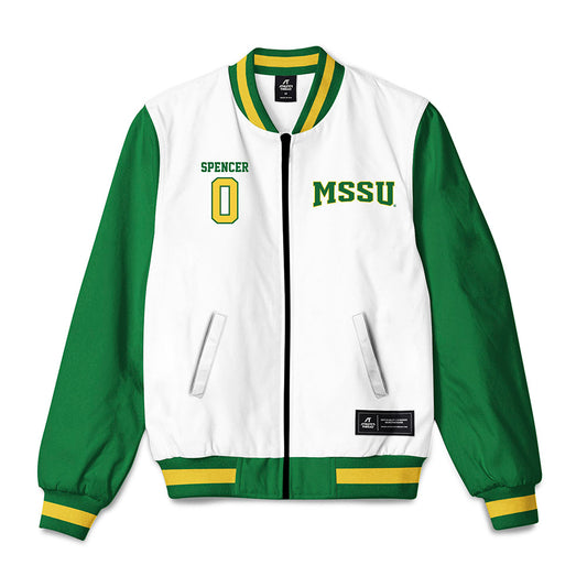 MSSU - NCAA Football : Noah Spencer - Bomber Jacket-0