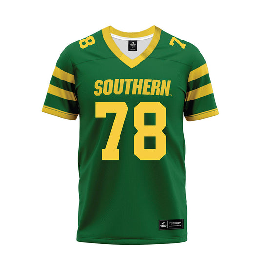 MSSU - NCAA Football : Jaren Land - Green Premium Football Jersey-0