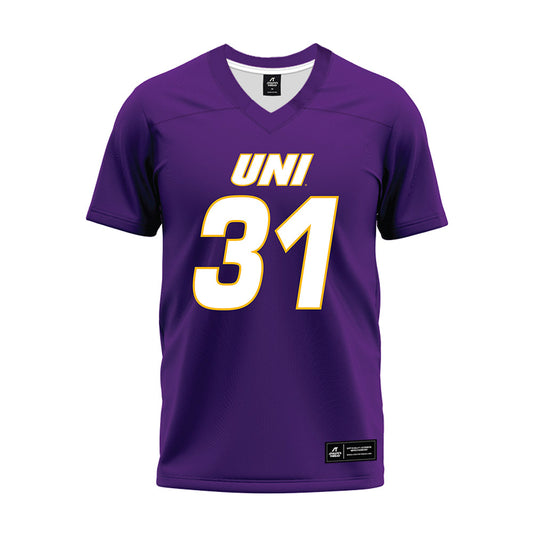 Northern Iowa - NCAA Football : Ethan Schoville - Premium Football Jersey-0