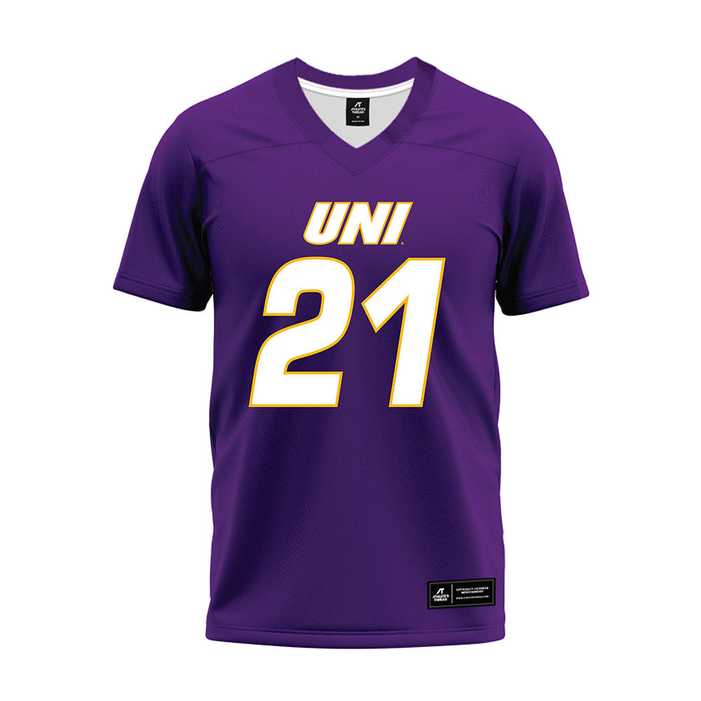 Northern Iowa - NCAA Football : Sergio Morancy - Premium Football Jersey-0