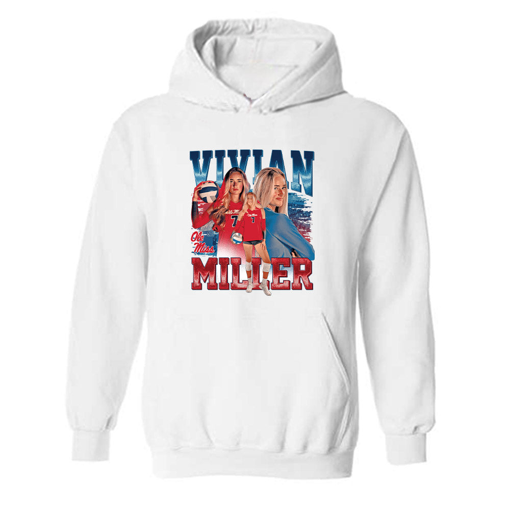 Ole Miss - NCAA Women's Volleyball : Vivian Miller - Hooded Sweatshirt-0