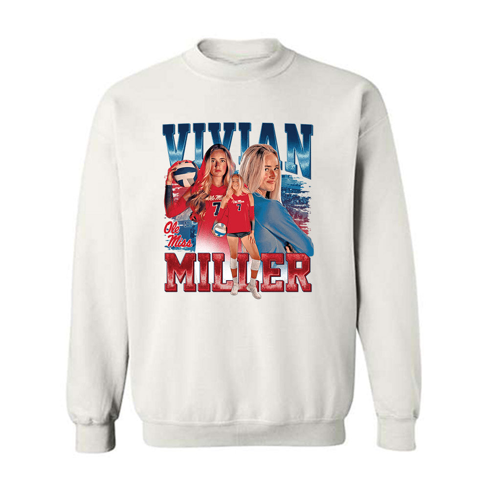 Ole Miss - NCAA Women's Volleyball : Vivian Miller - Crewneck Sweatshirt-0