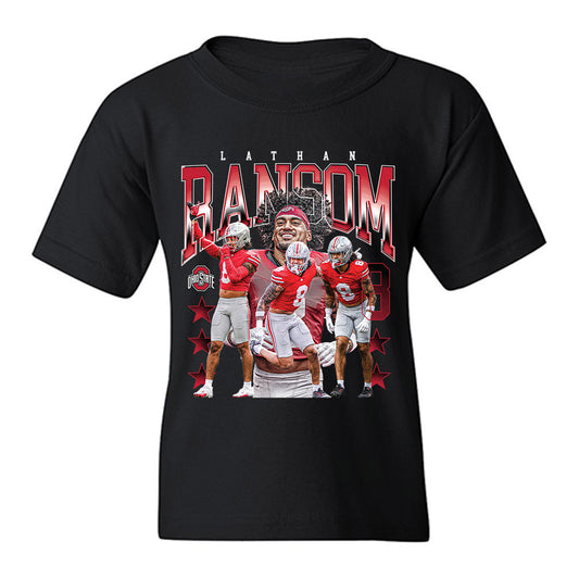 Ohio State - NCAA Football : Lathan Ransom - Player Collage Youth T-Shirt